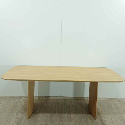 Jídelní stůl v dekoru dubu 100x200 cm Litto Kave Home