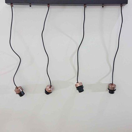 Černé závěsné svítidlo Olena Candellux Lighting