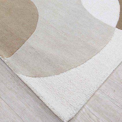 Hnědý vlněný koberec 120x170 cm Glow Flair Rugs
