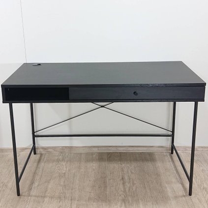 Černý pracovní stůl Pensacloa Unique Furniture