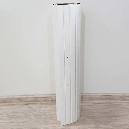 Bílá dřevěná roletka 105x53,5 cm