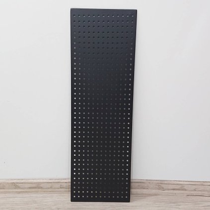 Černá kovová mřížka 22x69 cm