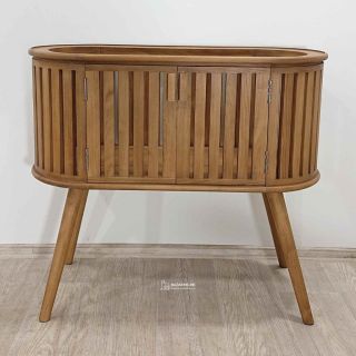 Umyvadlová skříňka 🚿 z teakového dřeva 🤎Rokia Kave Home