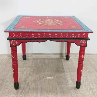 Červený konferenční stolek ❤️ z mangového dřeva Vito Storaa ☕