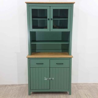 Zelená dřevěná kredenc 💚🤎 Miranda Marckeric