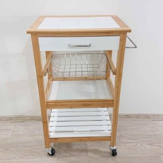 🖤BLACK FRIDAY🖤 Slevový kód BF10 Servírovací stolek 🤍🤎 Finja Wenko 🍹☕