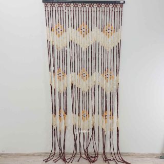 Bambusový závěs do dveří s Ornament Em 🧡🤎 90x200 cm Maximex 🚪