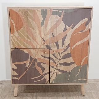 Skříňka v dekoru dubu Leaves 🍂Multilux Kalune Design 🤎