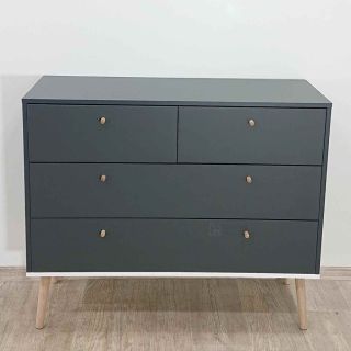 Antracitová komoda 🩶 99x82 cm Bodo Tvilum